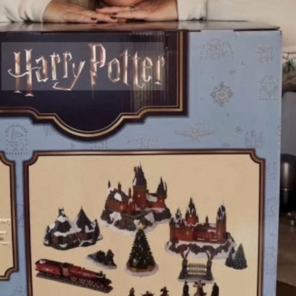 Harry Potter Holiday Village 14-Piece Lighted Hogwarts Christmas Display